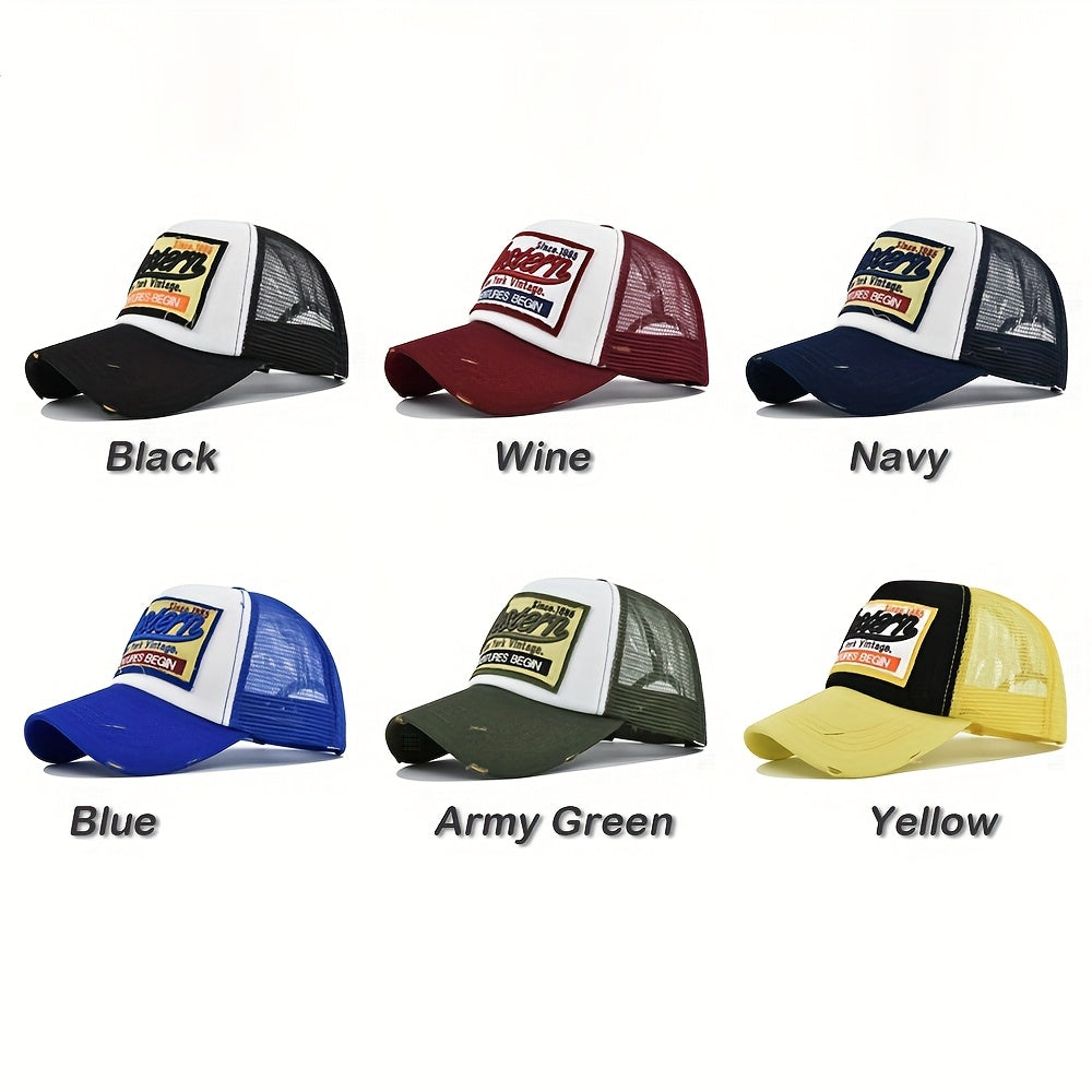 The 3D Embroidered Baseball Cap Features Western-Style Embroidery And a Mesh Design, Making It Cool And Breathable. It'S Perfect for Outdoor Activities in Spring And Summer, Lightweight for Sun Protection, Adjustable in Size,