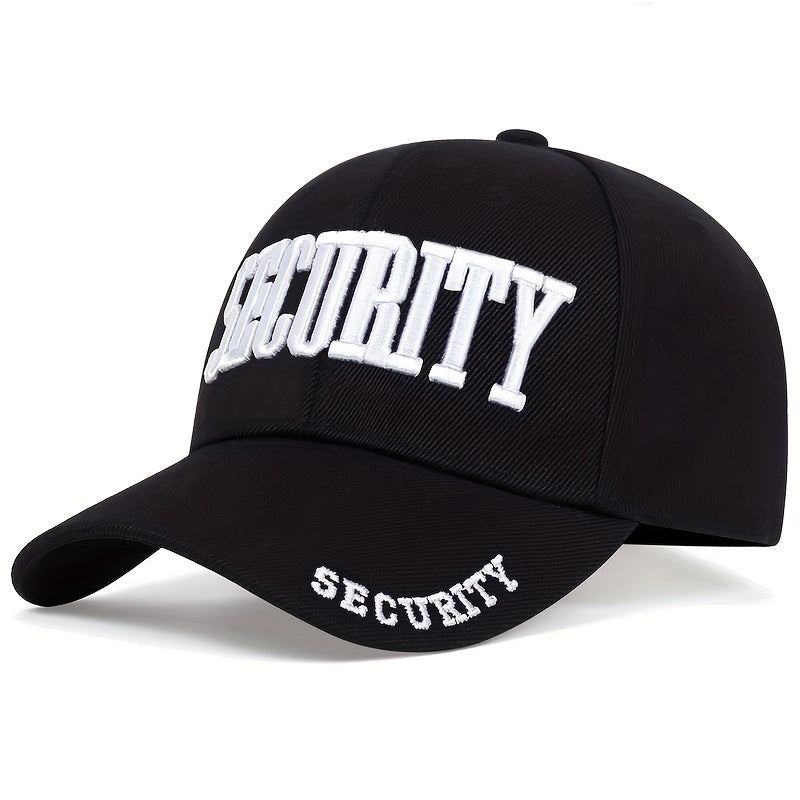 Sun Protection Curved Brim Baseball Cap - Letter Embroidered Hip Hop Sports Hat for Outdoor