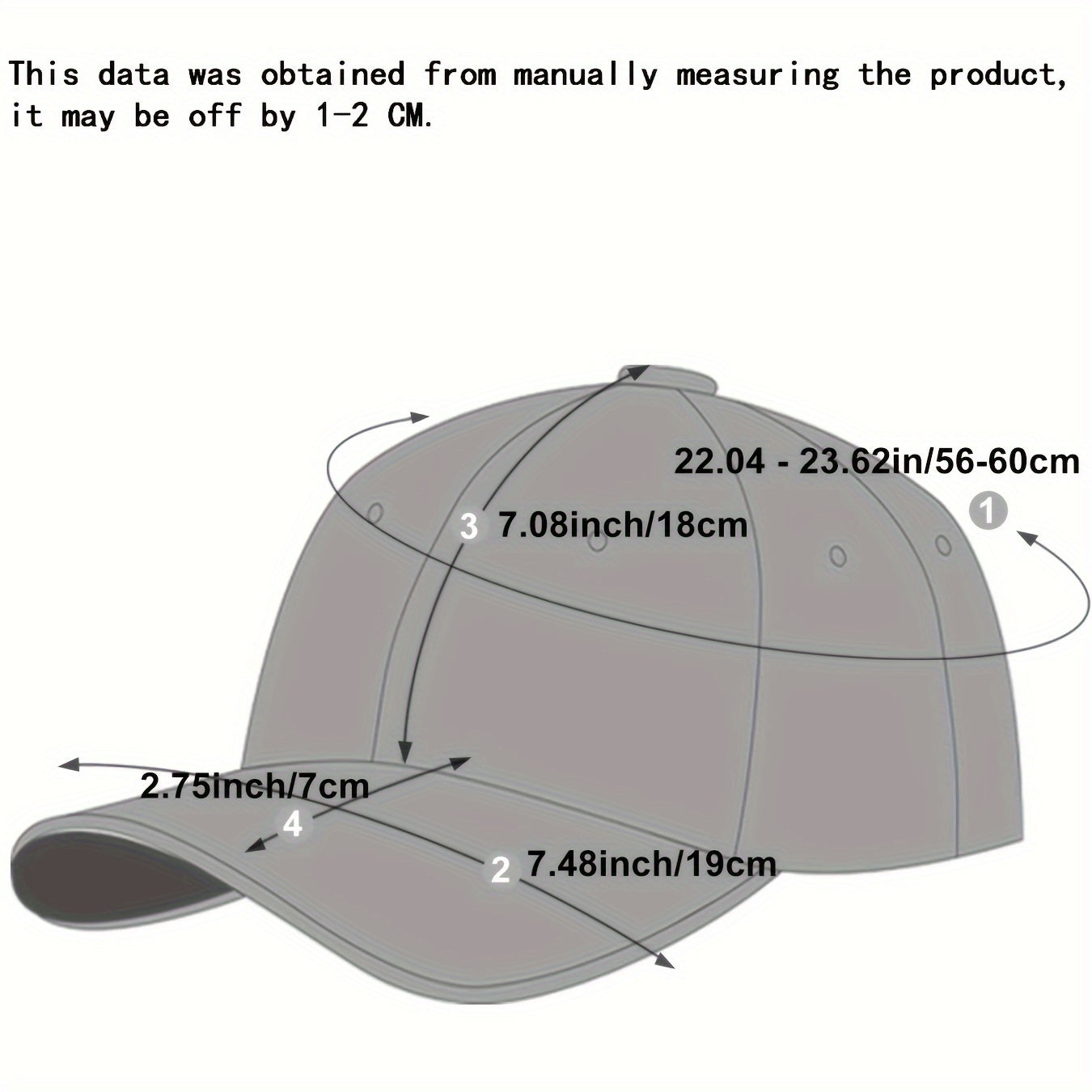 1pc Men's Eagle Embroidered Baseball Cap,