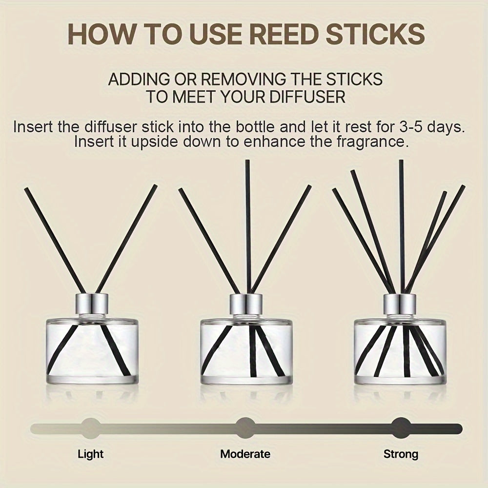 Jasmine Scent Reed Diffuser Sets 4.05 Oz(120ml) With Real Flower Diffuser Stick Home Fragrance Light Aroma Scented Home Décor Essential Oil