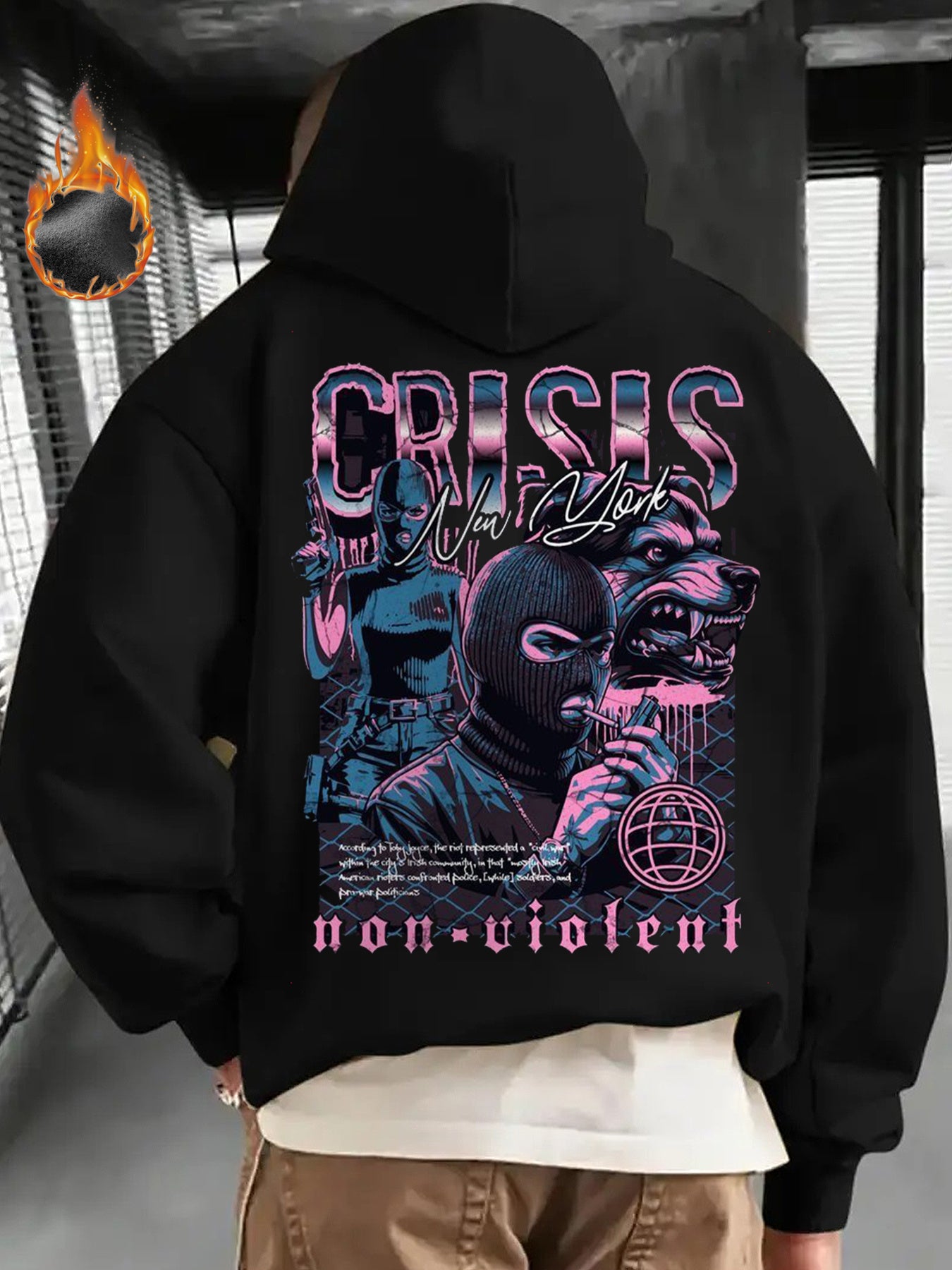 Gifts for Men, Gangster'S Paradise Hoodie Stylish Streetwear for Outings Warm for Autumn and Winter Unisex Fit with Practical Pocket.