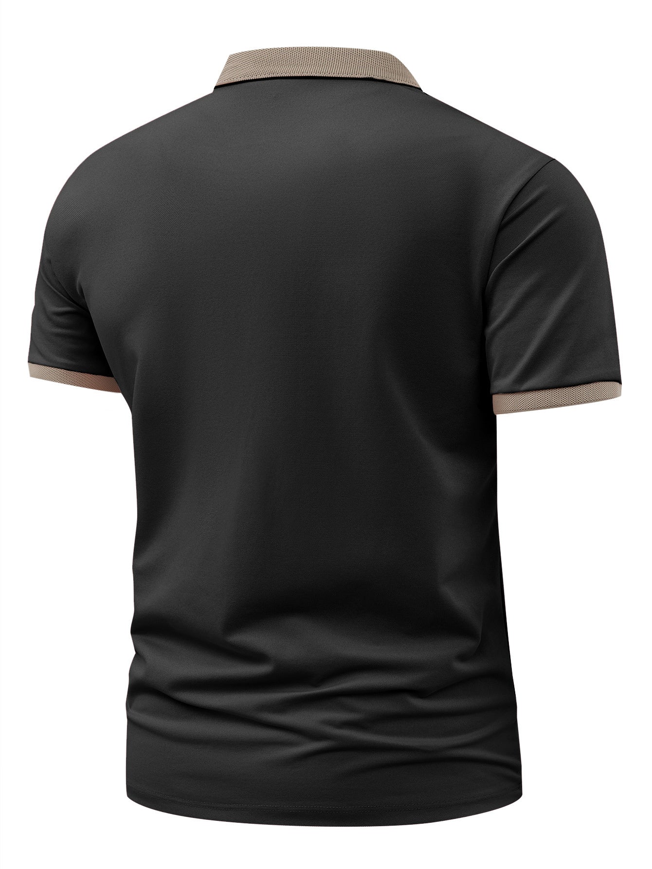 Disney Genuine Men's Series Classic Mickey Mouse M letters printed on the left chest small design summer business fashion Lightweight polyester breathable and quick drying Men's shirts suitable for outdoor sports golf wear