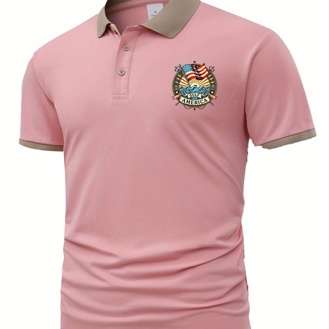 1 Stylish Personalized Printed POLO Shirt, Comfortable And Breathable, Suitable for Outdoor Sports, Travel And Summer Vacation for Men And Women.