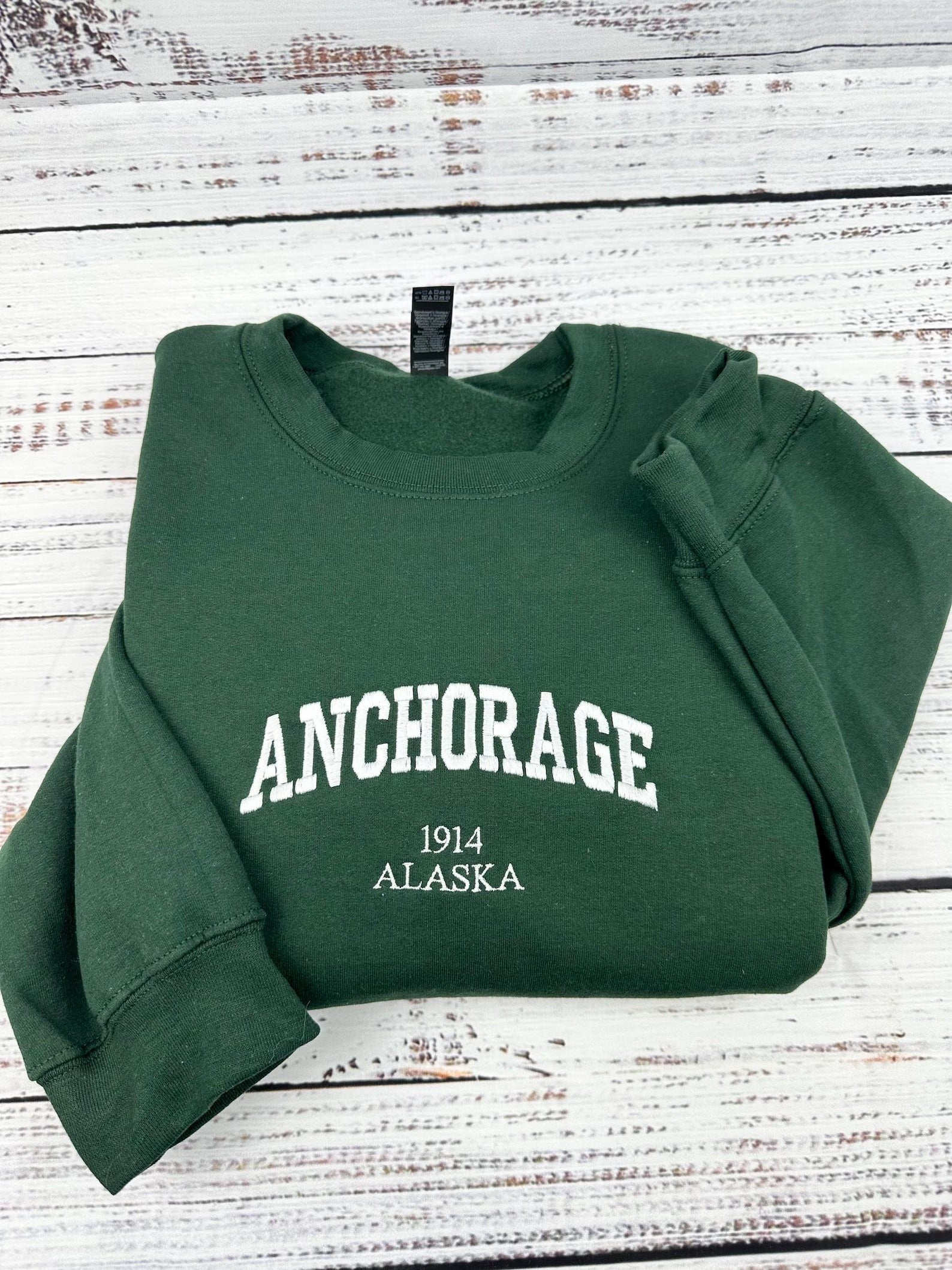 Custom Your City Sweatshirts- Custom City Embroidered Sweatshirts Your Town and State Shirt