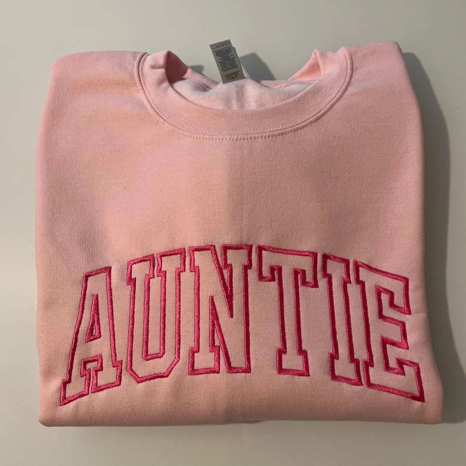 Embroidered Auntie Sweatshirt or Hoodie, Embroidered Auntie Crewneck Sweatshirt, Embroidered Auntie Sweatshirt,Best Aunt Gift, Gift for Aunt