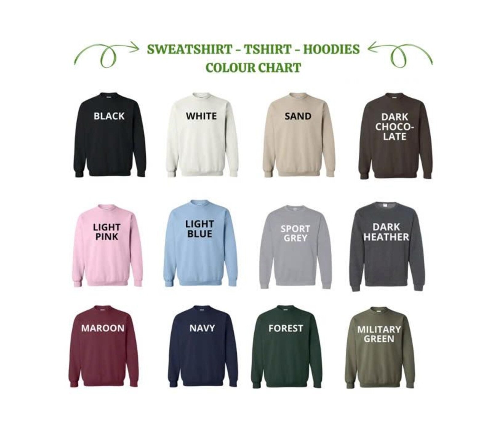 Mushrooms Embroidered Sweatshirt | Mushrooms Embroidered T-shirt | Mushrooms Embroidered Hoodie | Mushrooms Sweater | Crew Neck Sweatshirt