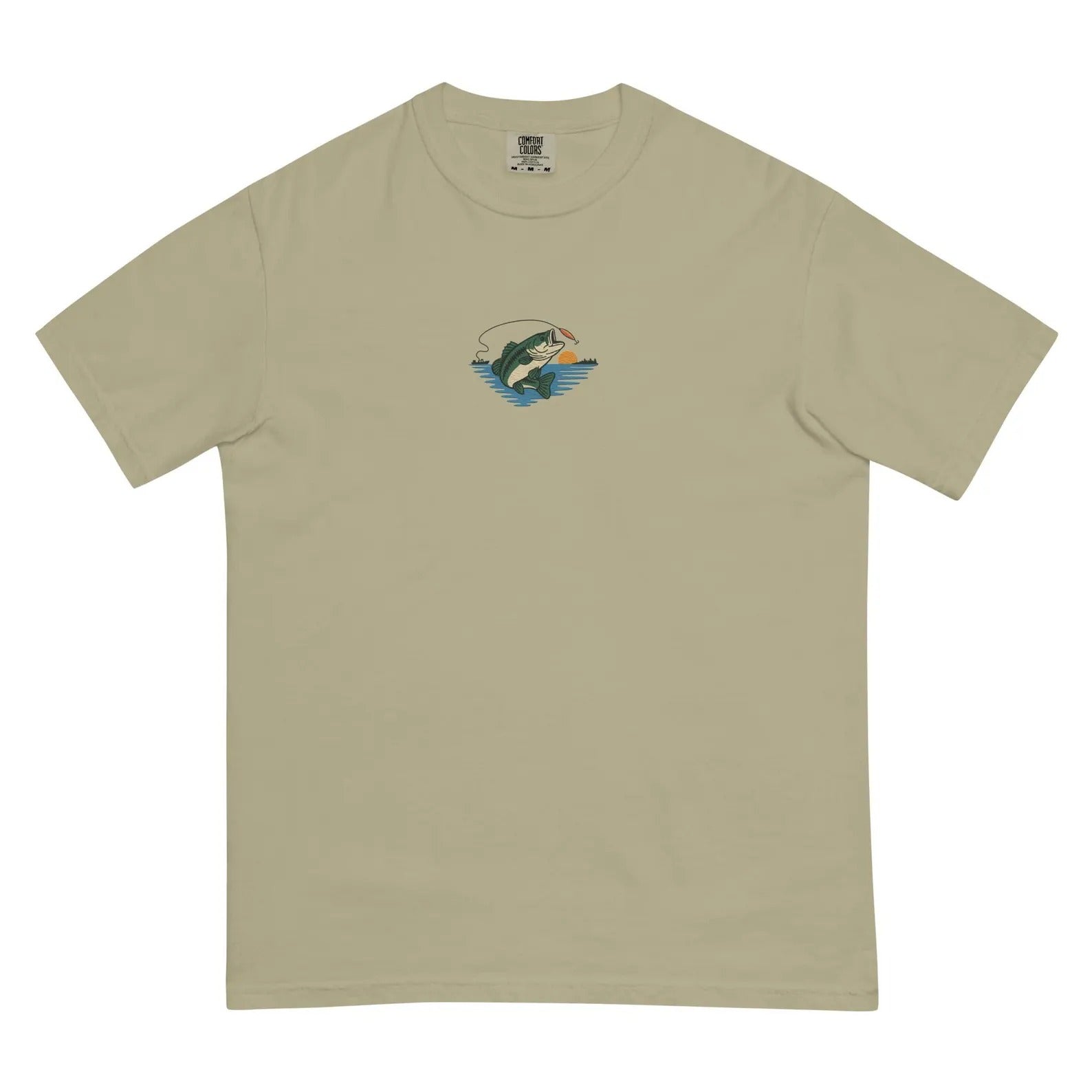 Vintage Embroidered Bass Fishing Heavyweight T-shirt