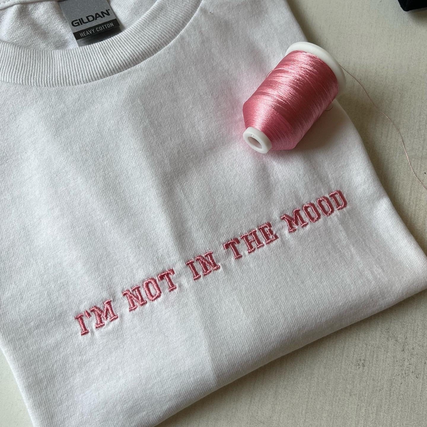 Custom Slogan, Embroidered T-shirt/Sweatshirt, Monogram