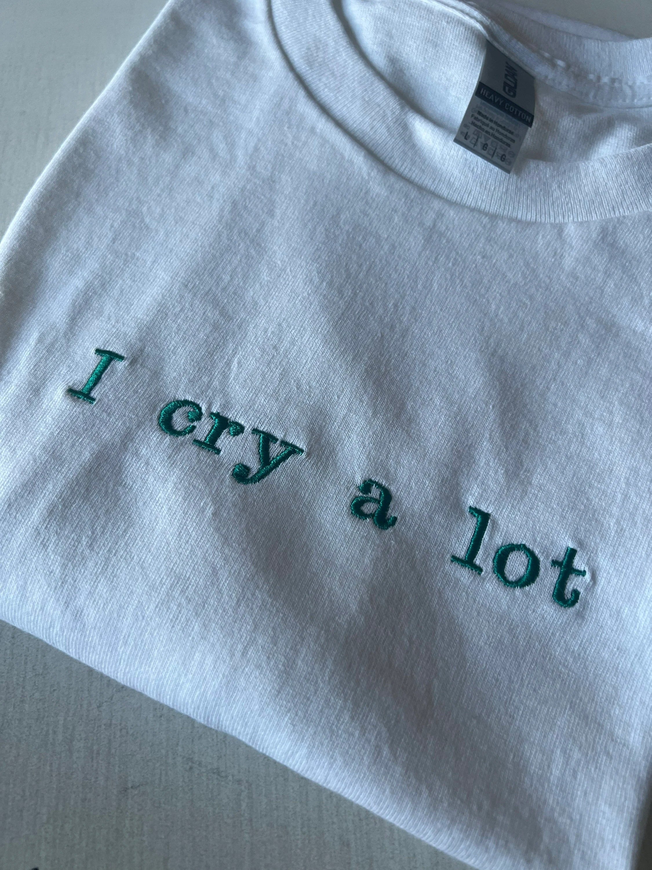 Custom Slogan, Embroidered T-shirt/Sweatshirt, Monogram