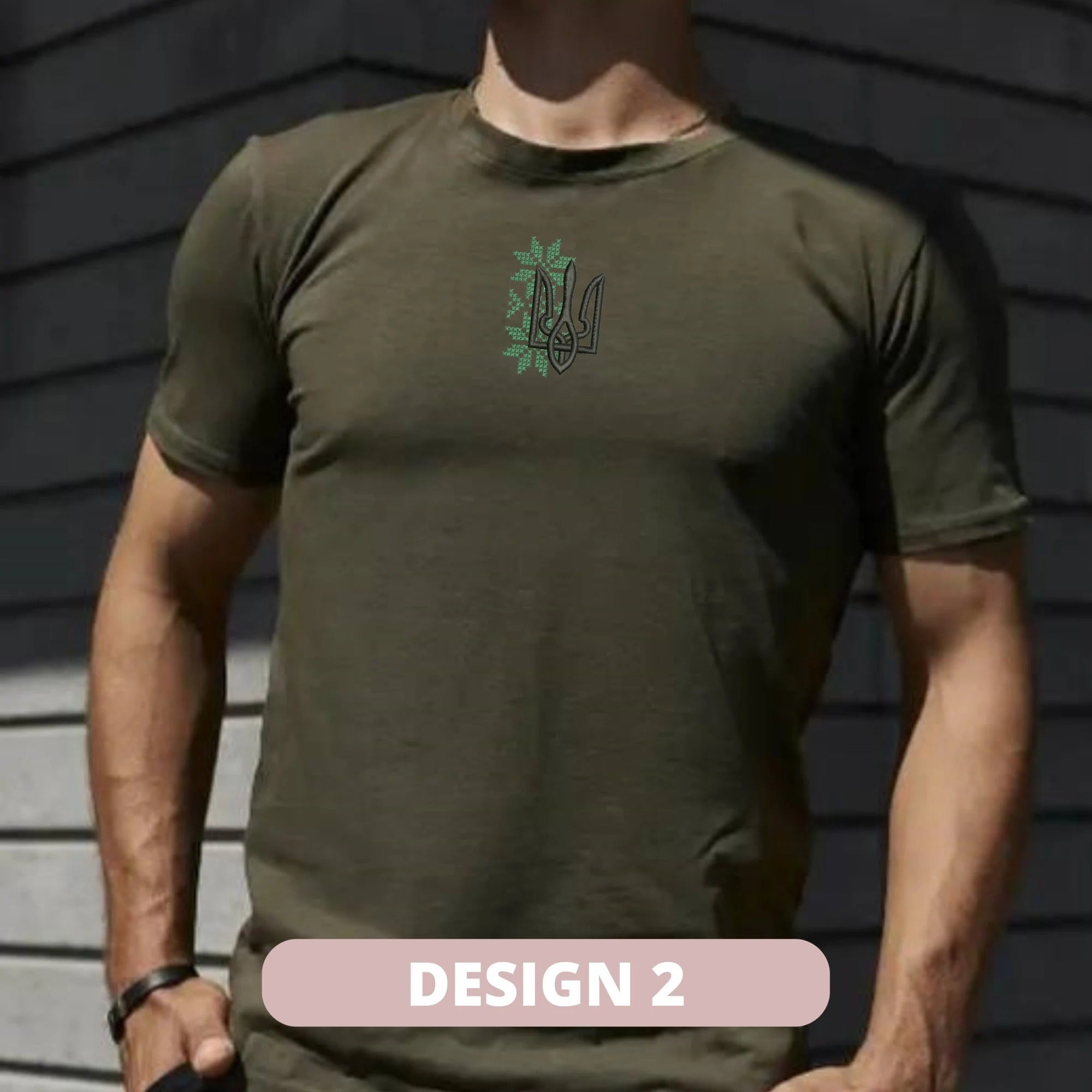 Men's t-shirt, ukrainian t-shirt with embroidery, Zelensky's t-shirt, t-shirt with the coat of arms of Ukraine, gift for him