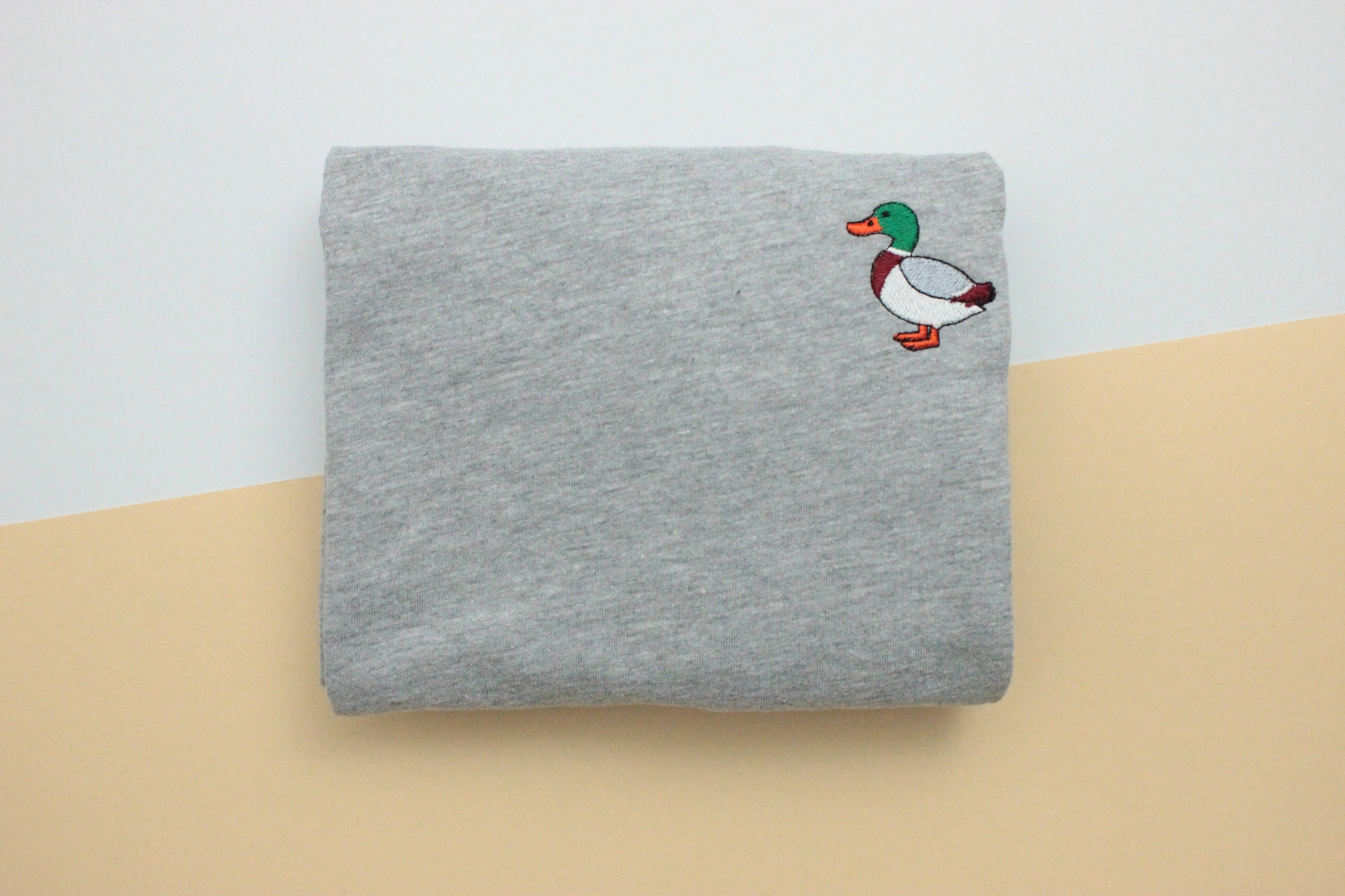 Mallard Duck T-Shirt, Embroidered Unisex T-Shirt Gift For Her, Gift For Him, Short Sleeve Shirt - Multiple Colors