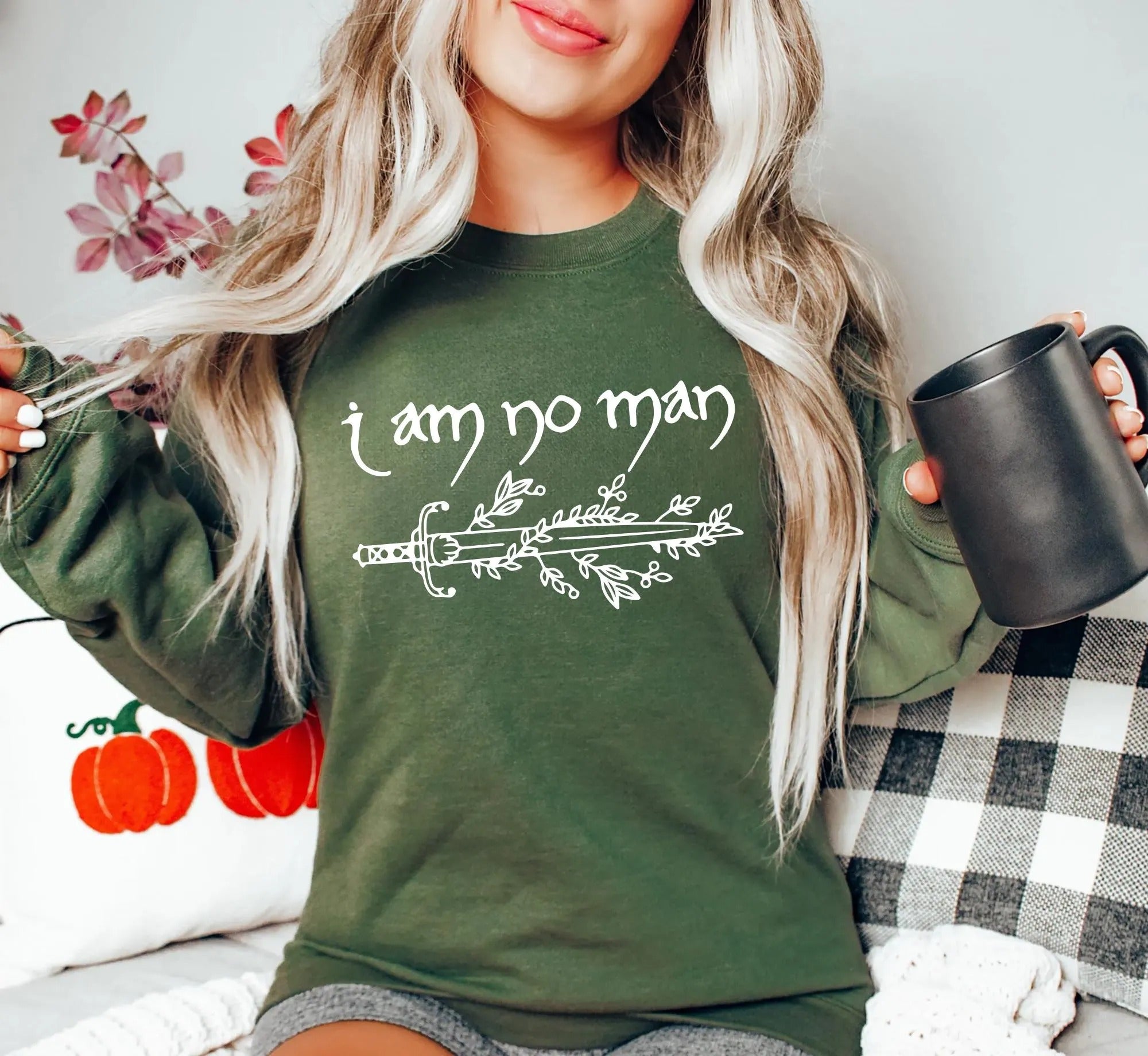 I Am No Man tshirt, Fantasy Merch, Reading Fandom t-shirt, Literature, Book Lover tshirt, Comfort Colors, fantasy book shirt, Fantasy Reader