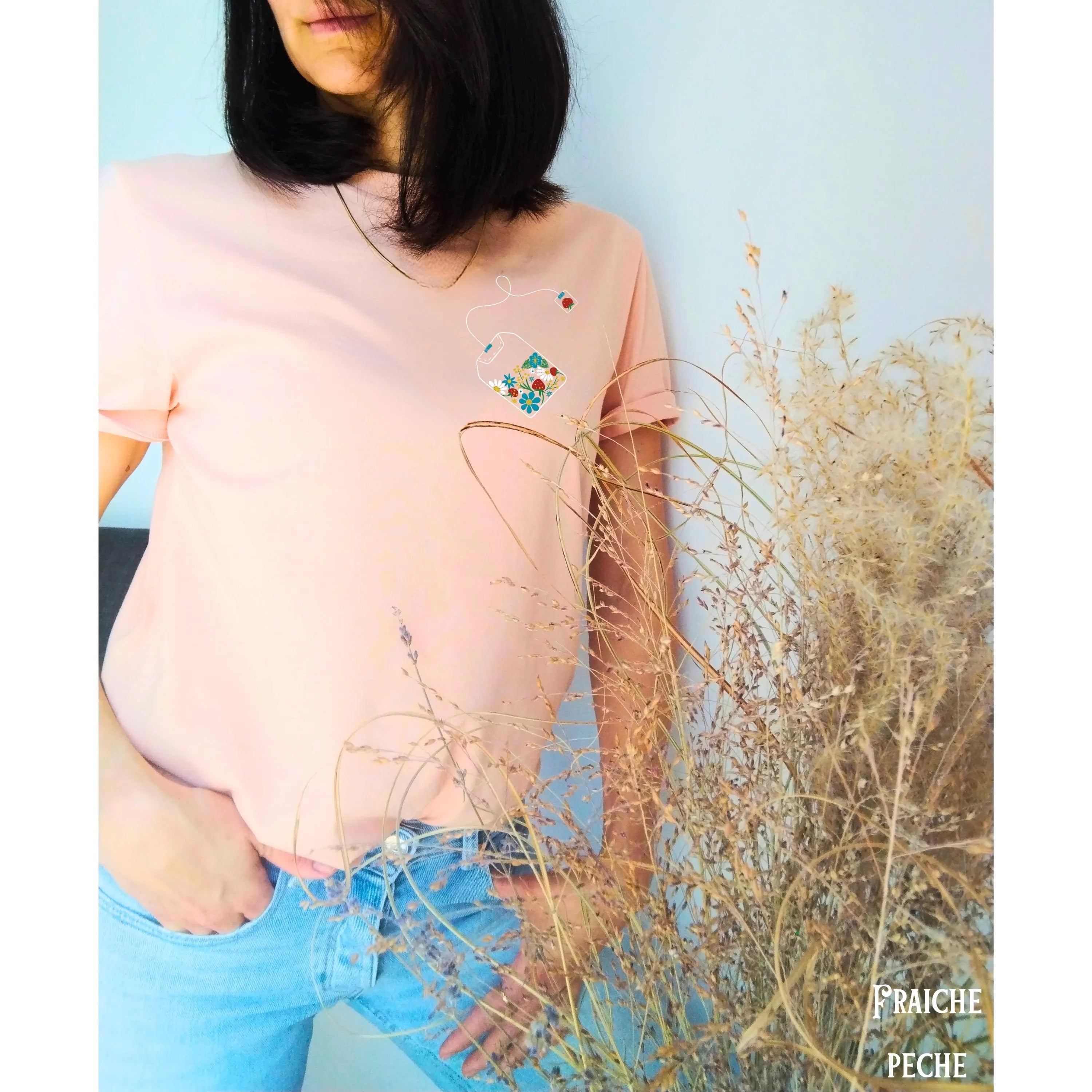 Plant Based - Hand Embroidered T-Shirt