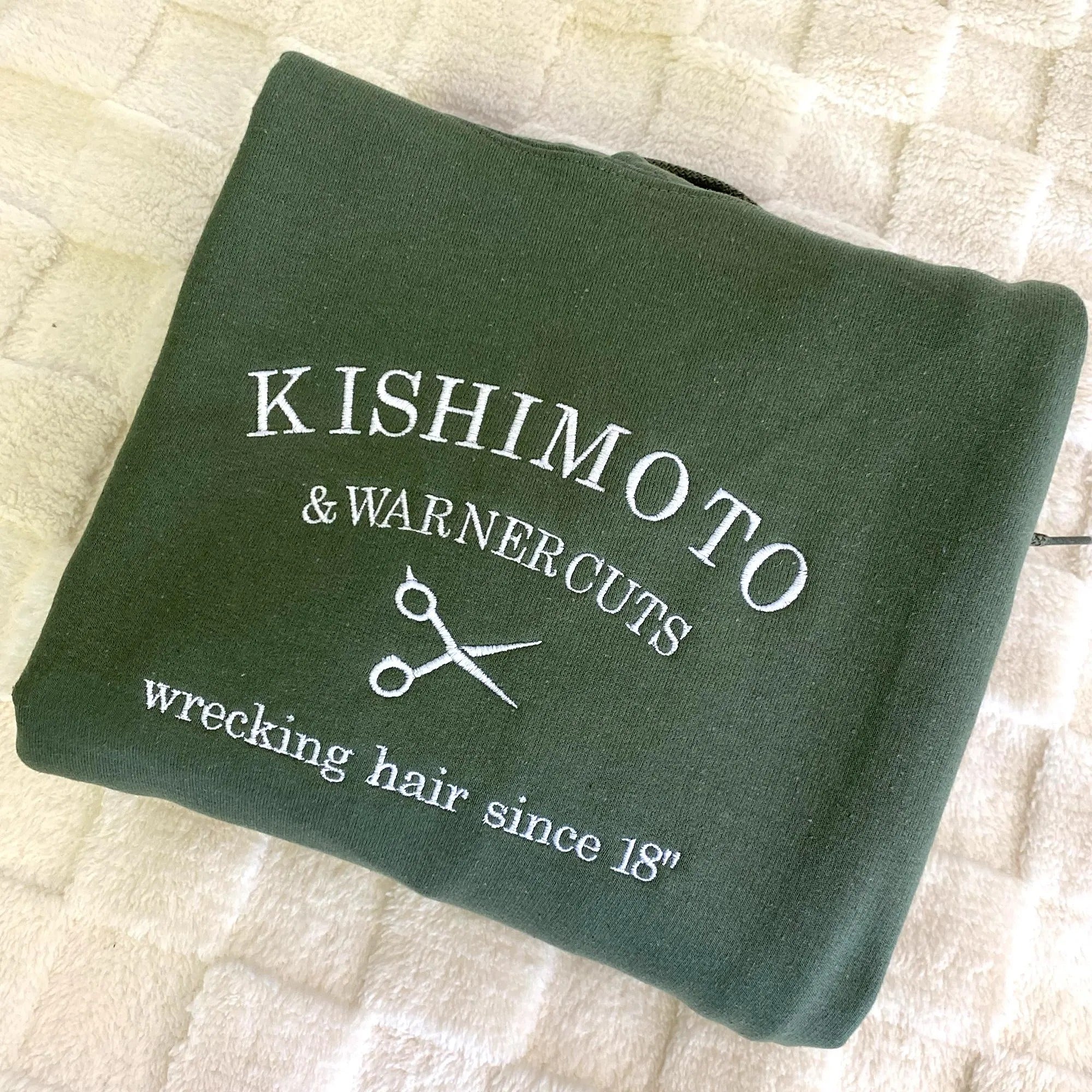 Kishimoto And Warner Sweatshirt - Shatter Me Embroidered Hoodie - Bookish Sweatshirt - Aaron Warner Quote Shirt - Gift for Book Lover