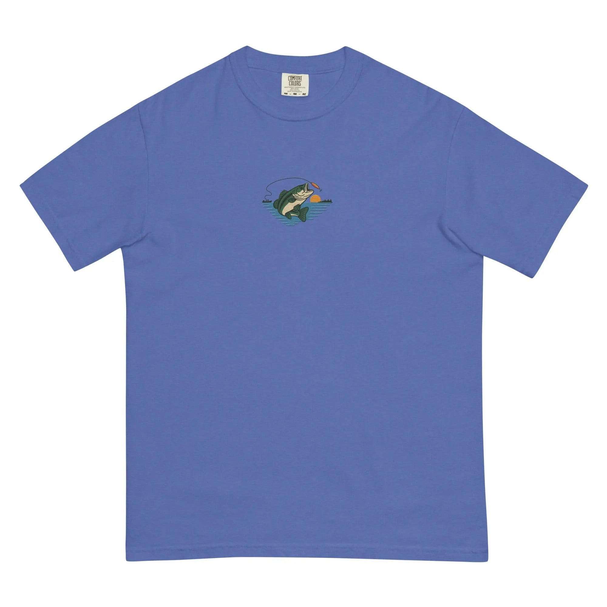 Vintage Embroidered Bass Fishing Heavyweight T-shirt