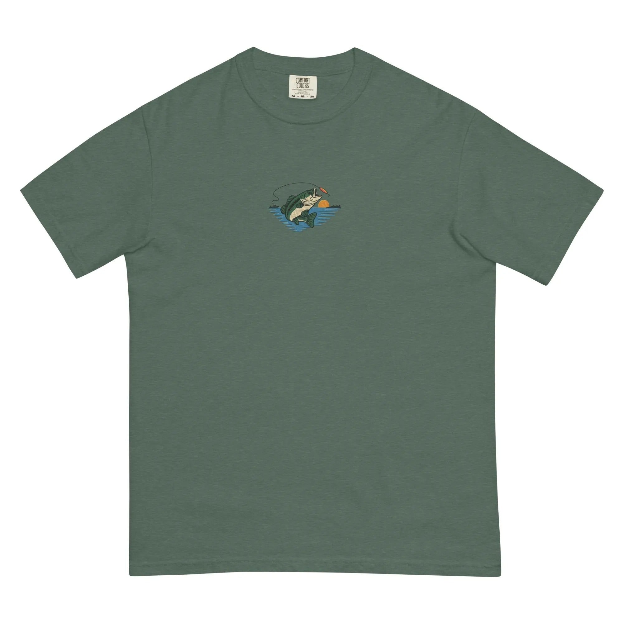 Vintage Embroidered Bass Fishing Heavyweight T-shirt