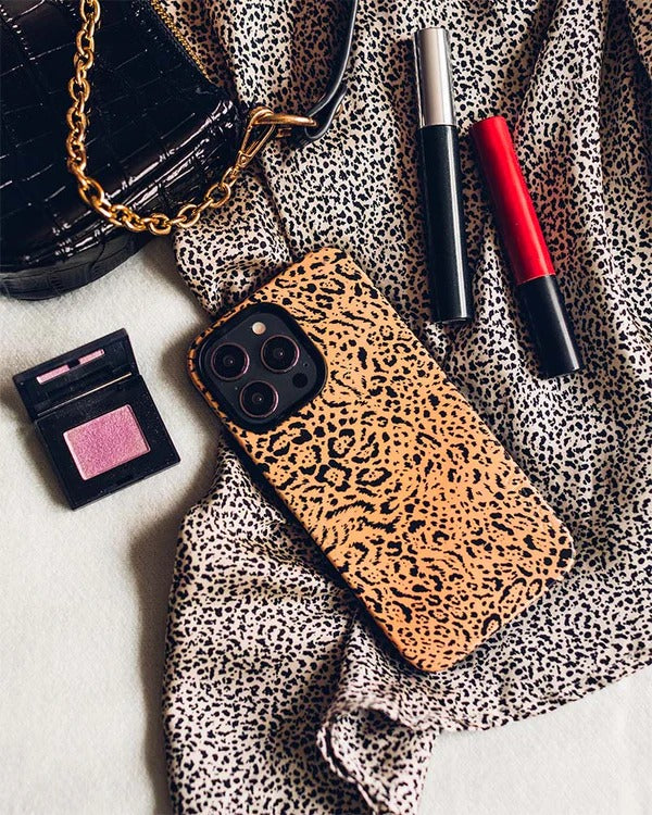 Casely iPhone Case | Born to Be Wild | Jaguar Print Case | Animal Print Case Compatible with MagSafe