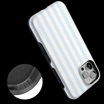 Casely iPhone Case | Blue Stripes | Sunday Best Case | Soft & Sweet Sunday Best Case Compatible with MagSafe