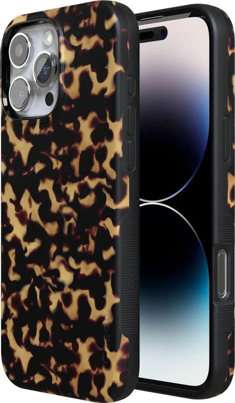 Casely iPhone Case | Shell Shocked | Tortoise Print Case | Animal Print Case Compatible with MagSafe