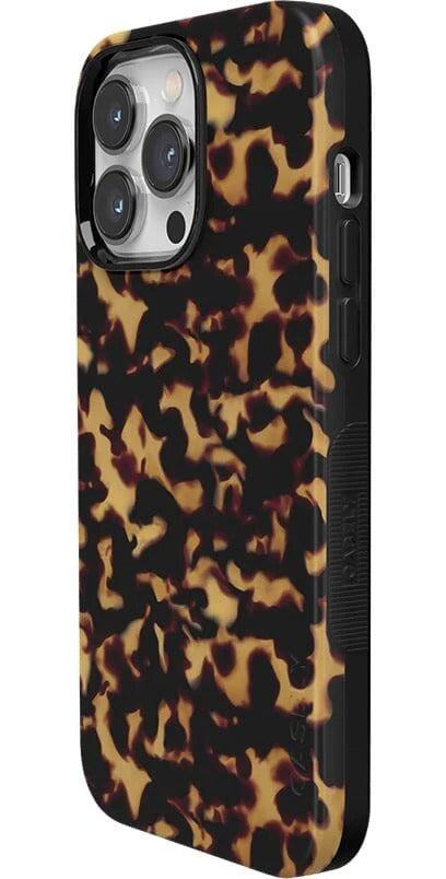 Casely iPhone Case | Shell Shocked | Tortoise Print Case | Animal Print Case Compatible with MagSafe