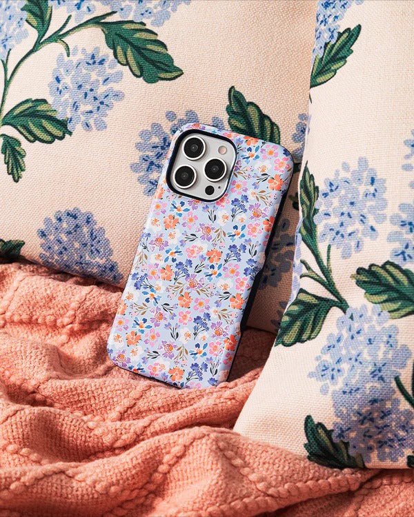 Casely iPhone Case | Poppy Meadows | Pastel Floral Case | Soft Pastel Floral Design Case Compatible with MagSafe