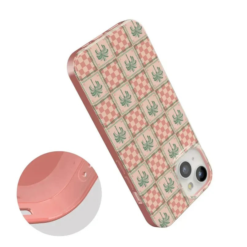 Casely iPhone Case | The Social Club | Palm Beach Case | Aesthetic Flower Case Compatible with MagSafe