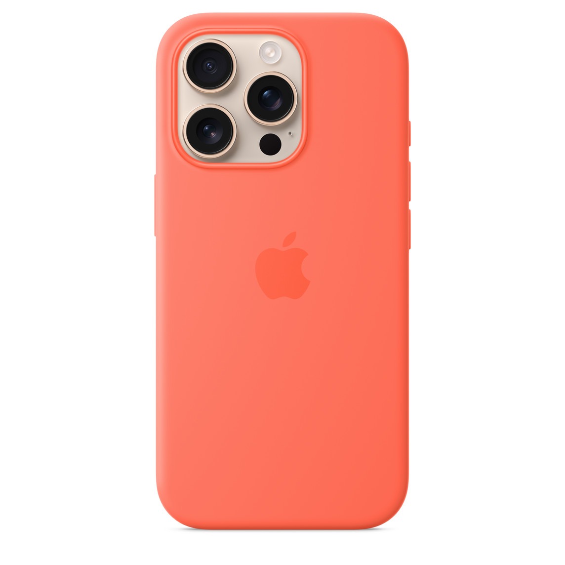 Luxury Original Silicone Apple Tangerine for Phone case 16 14 15 13 12 Pro Max Official Cases Full Cover