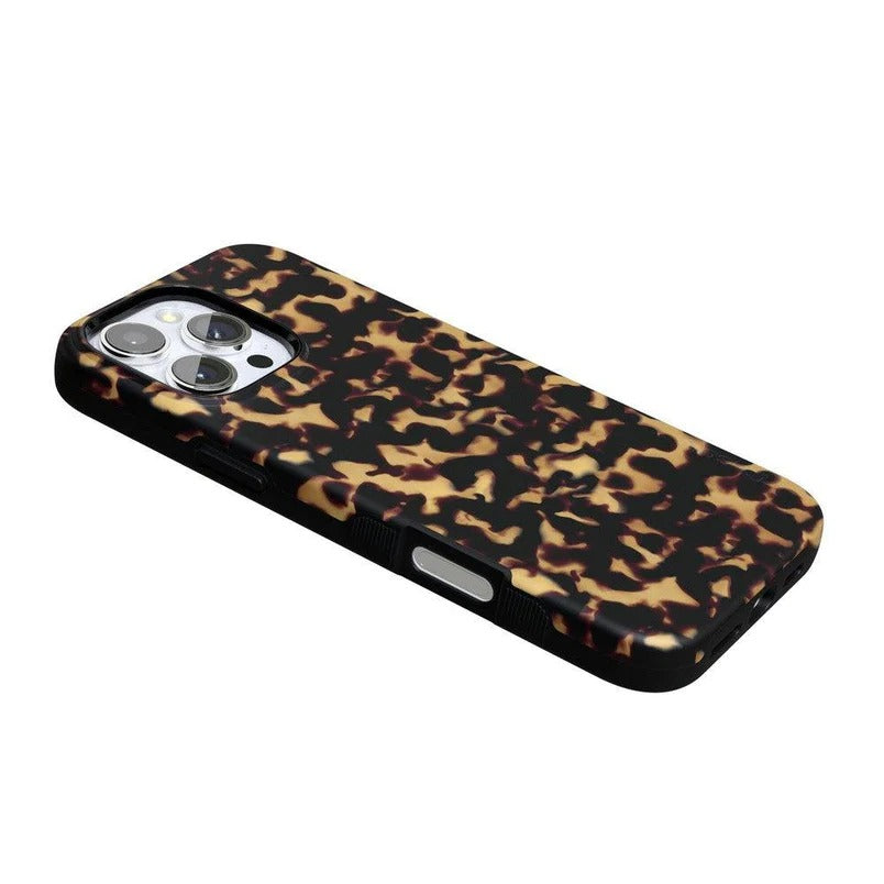 Casely iPhone Case | Shell Shocked | Tortoise Print Case | Animal Print Case Compatible with MagSafe