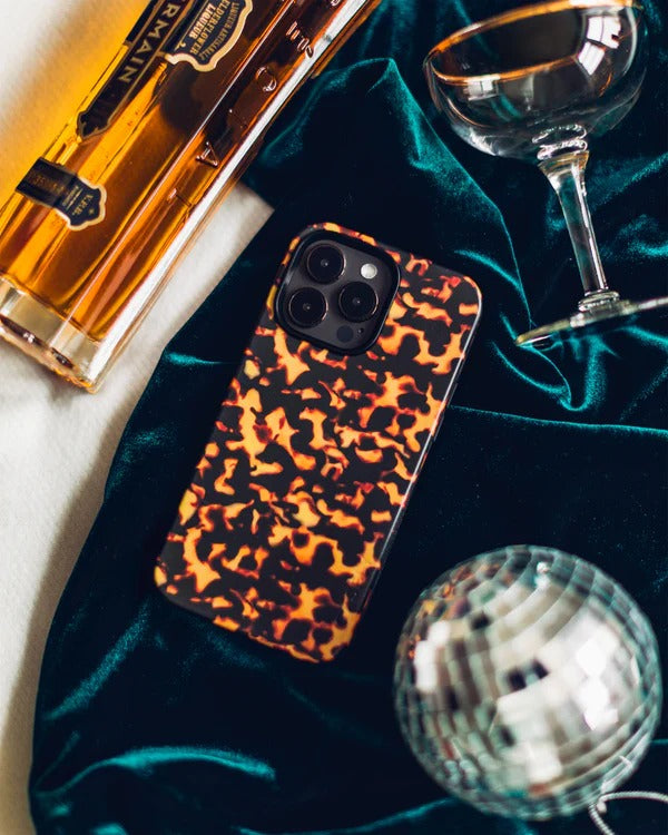 Casely iPhone Case | Shell Shocked | Tortoise Print Case | Animal Print Case Compatible with MagSafe