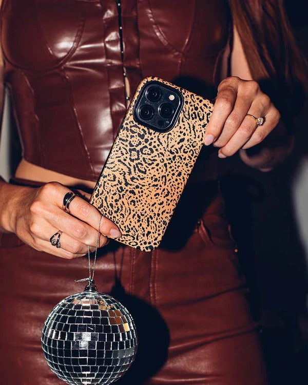 Casely iPhone Case | Born to Be Wild | Jaguar Print Case | Animal Print Case Compatible with MagSafe