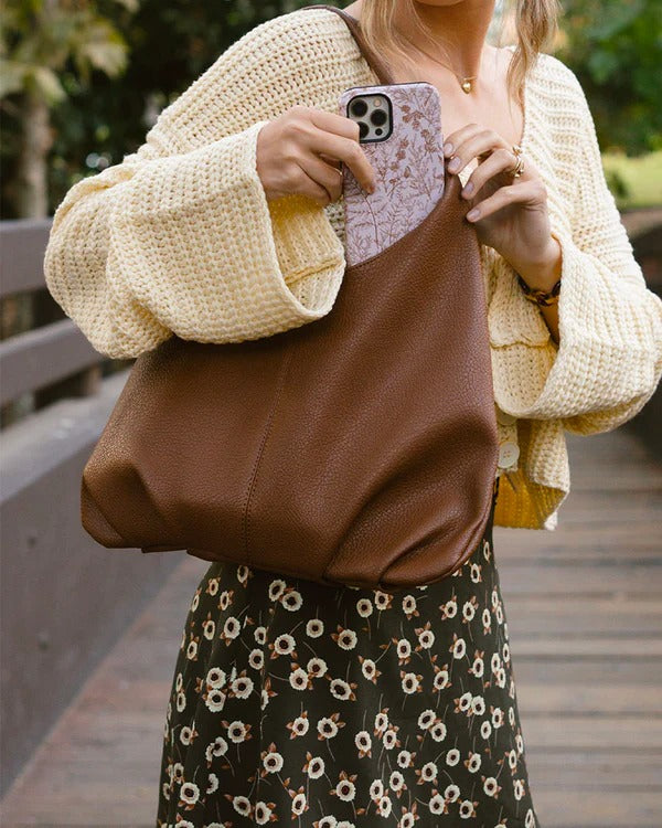 Casely iPhone Case | Beige Garden | Neutral Floral Case | Elegant Beige Cover Compatible with MagSafe