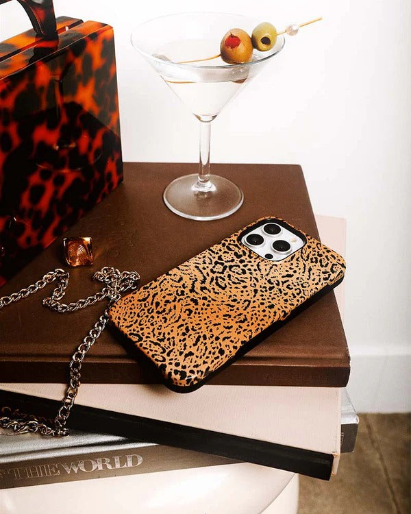 Casely iPhone Case | Born to Be Wild | Jaguar Print Case | Animal Print Case Compatible with MagSafe