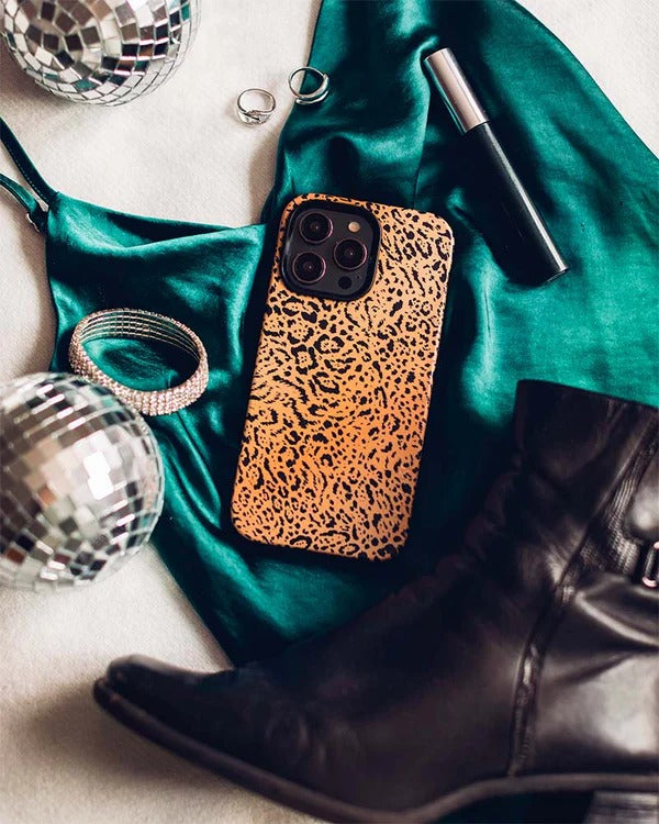 Casely iPhone Case | Born to Be Wild | Jaguar Print Case | Animal Print Case Compatible with MagSafe