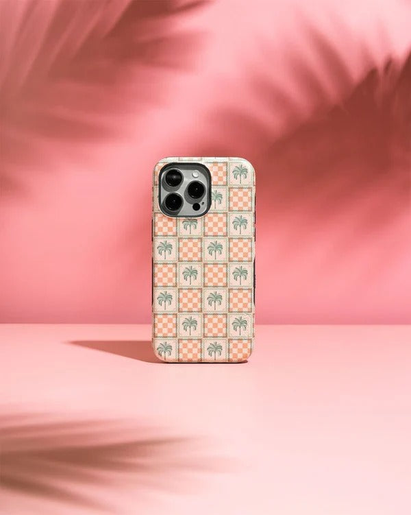 Casely iPhone Case | The Social Club | Palm Beach Case | Aesthetic Flower Case Compatible with MagSafe