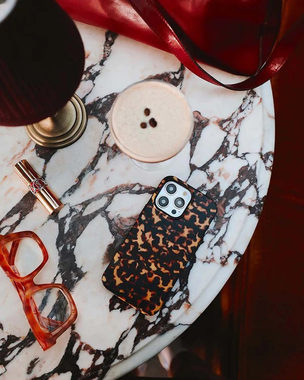 Casely iPhone Case | Shell Shocked | Tortoise Print Case | Animal Print Case Compatible with MagSafe