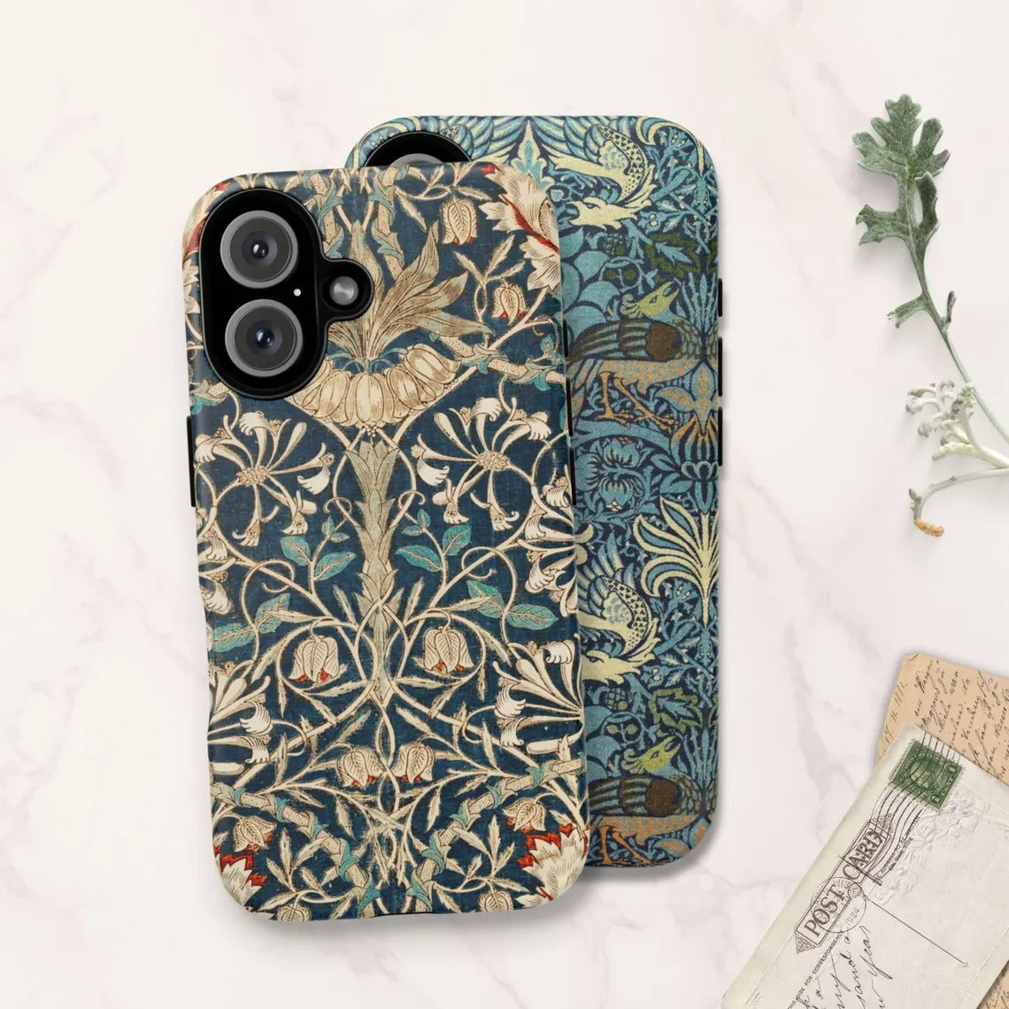 William Morris Phone Case Vintage Art Print iPhone 16 15 14 13 12 Pro Max Floral Aesthetic Cover Gift