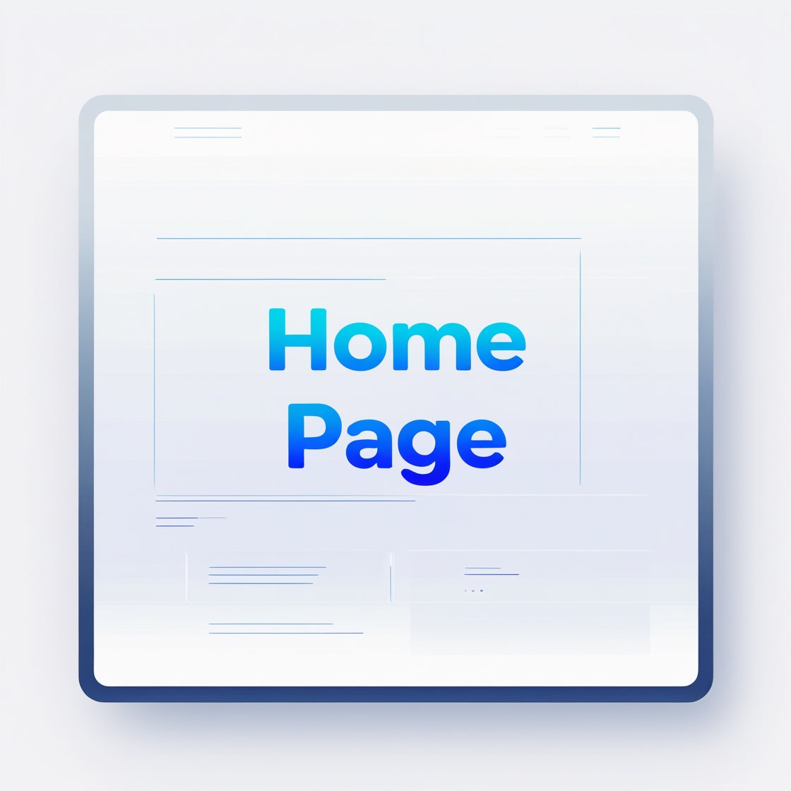 Home page