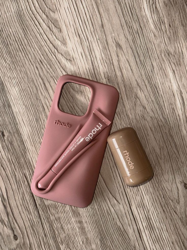 DIY Rhode Toast Soft Silicone Lipstick Phone Case For iPhone 16 15 14 13 12 11 Pro Max Plus Portable Lip Gloss Holder Ins Hot Cover