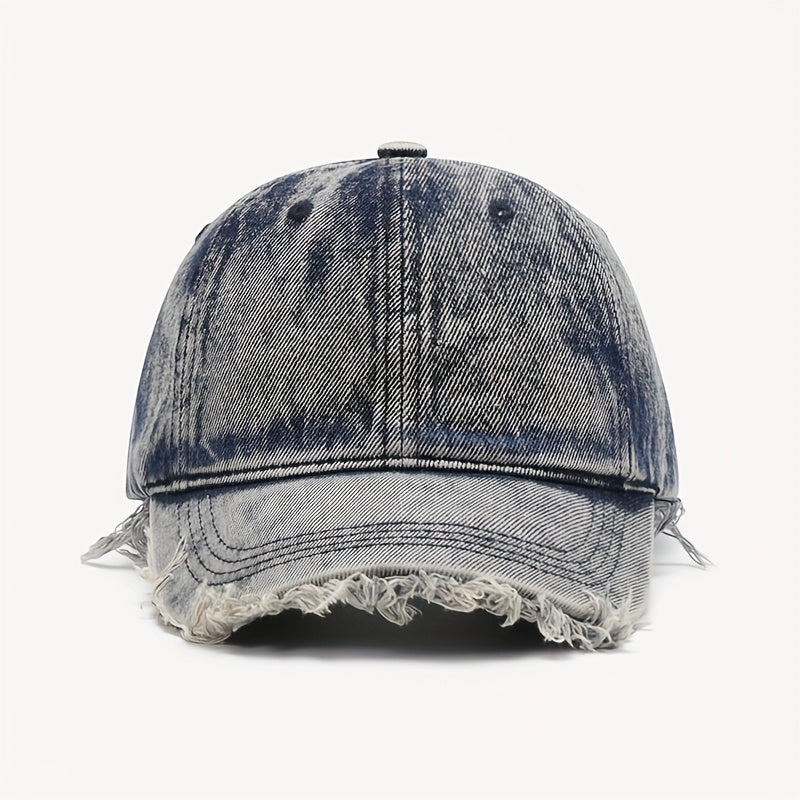 Embroidered Washed Distressed Hip Hop Street Baseball Cap High-end Graffiti Cap - Unisex Adjustable Trucker Hat | Perfect Gift
