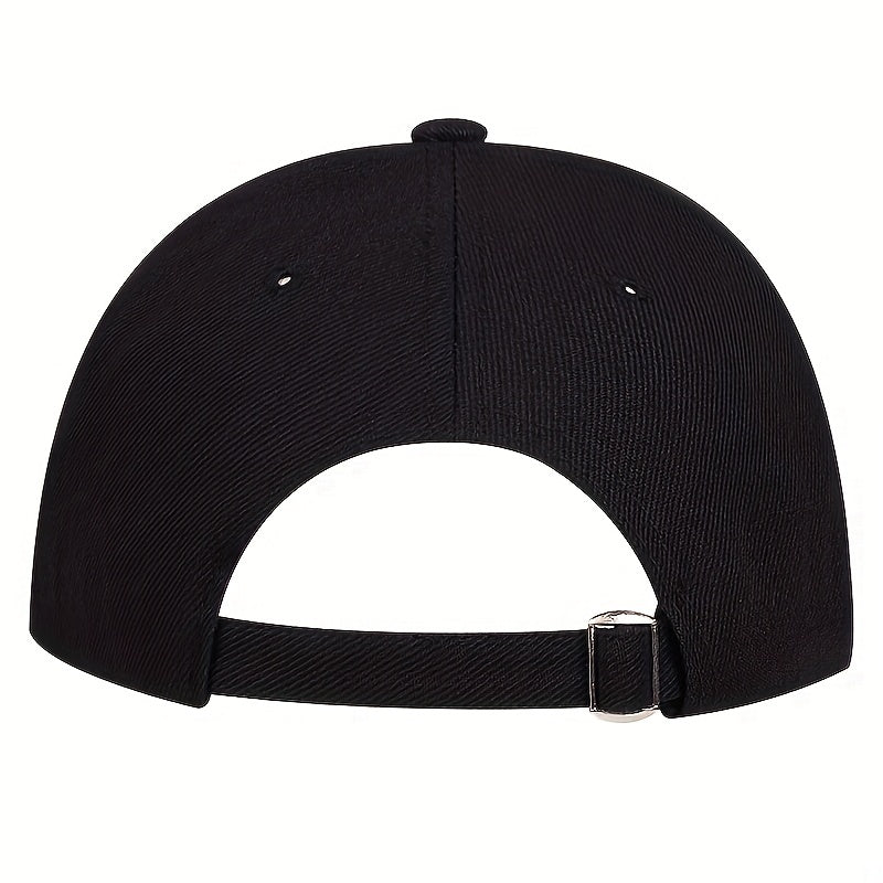 [Solid Color Embroidery Baseball Cap] Letter A Embroidery Baseball Cap Solid Color Simple Casual Sports Hat Sunscreen Dad Hats