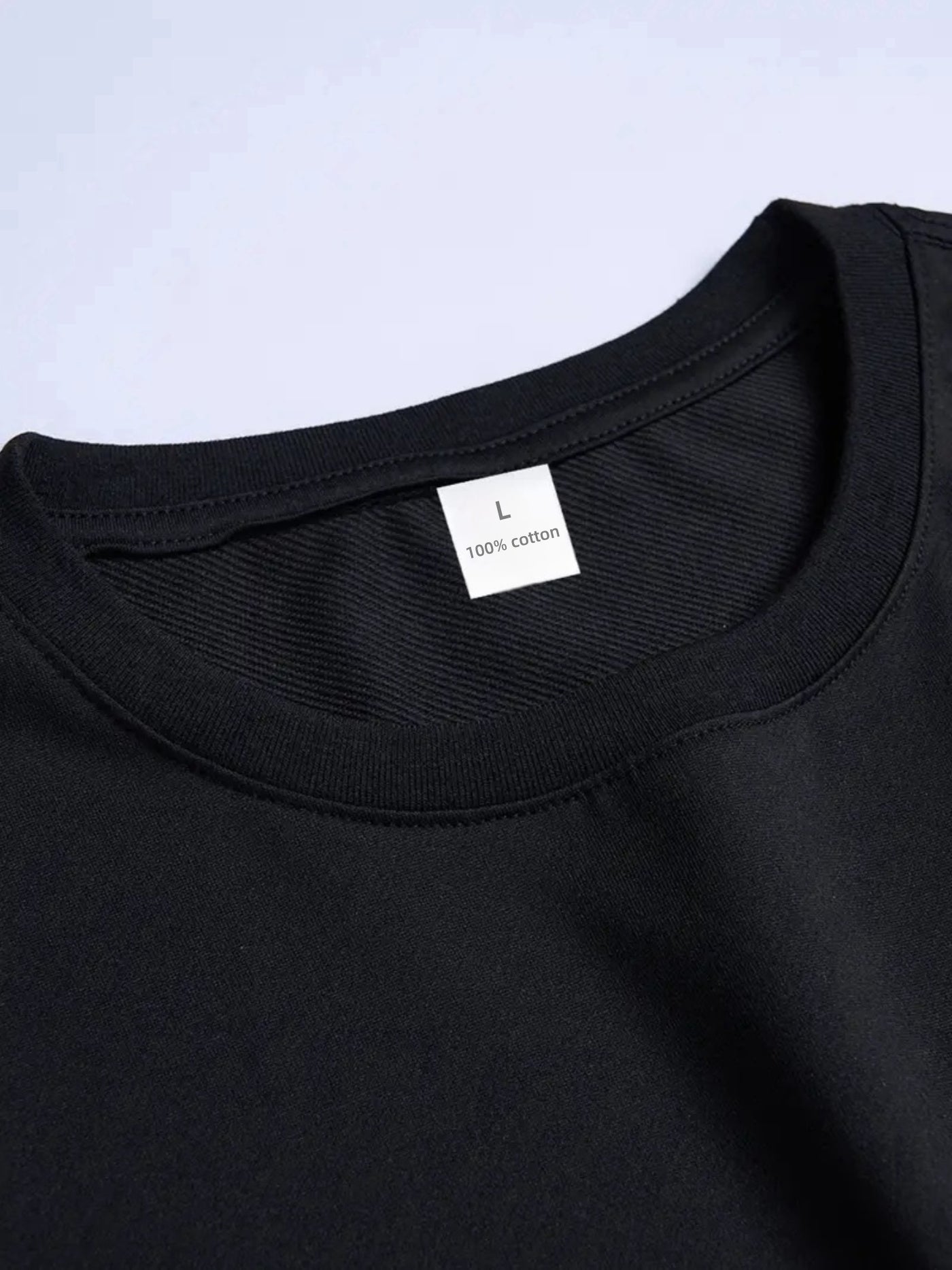 [100% Cotton Graphic Tee] 100% Cotton Men's Casual Graphic T-Shirt | 