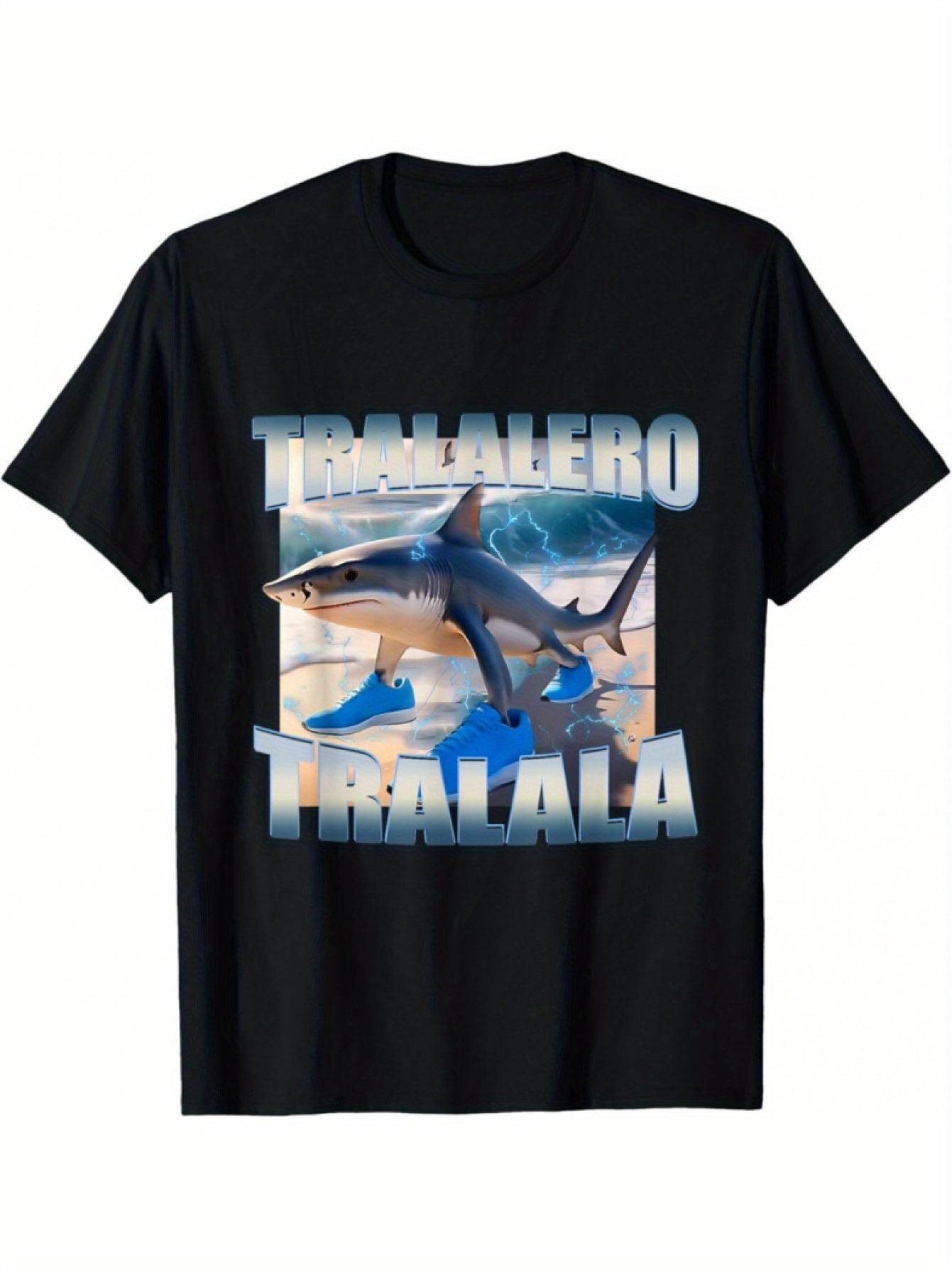 Tralalero Tralala Bootleg Brainrot Italian Brainrot Meme T-Shirt