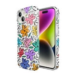 Casely Crayola Marker Case for iPhone, Out of Lines Floral Classic Ultra Thin Design Compatible with MagSafe