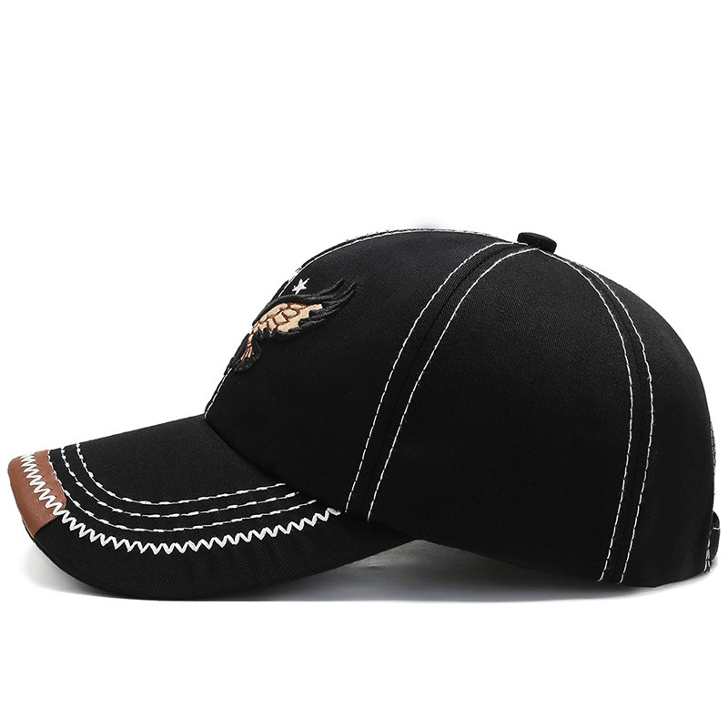 3D Eagle Embroidered Baseball Hat - Adjustable Sun Protection Unisex Fashion Casual Sports Sun Hat For Women & Men
