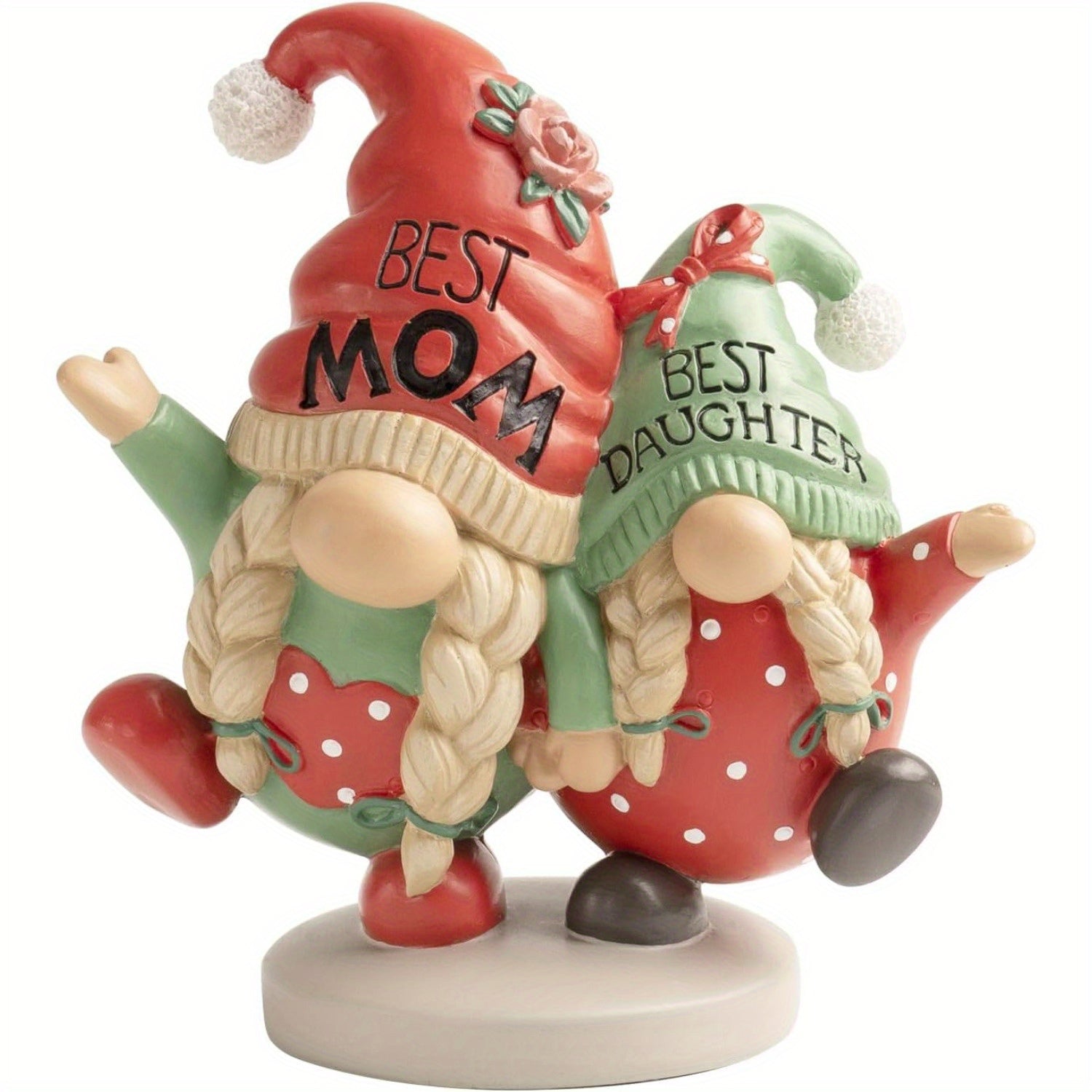 from Daughter, Resin Gnome Small Figurines Decor Table Centerpiece Tiered Tray Office Indoor Home Decorations Best Mom Birthday Gift