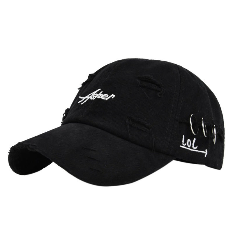 1 pc Retro Baseball Cap - Faded, Worn, Embroidered, Unisex Hip Hop Sun Hat for Men & Women