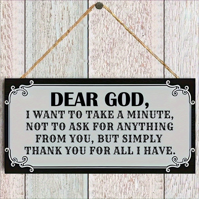 2pcs Elegant and Inspiring Faith Symbols - Enhance Home Decor, Cultivate positivity and Gratitude, Durable Wooden Structure, Ideal Gift