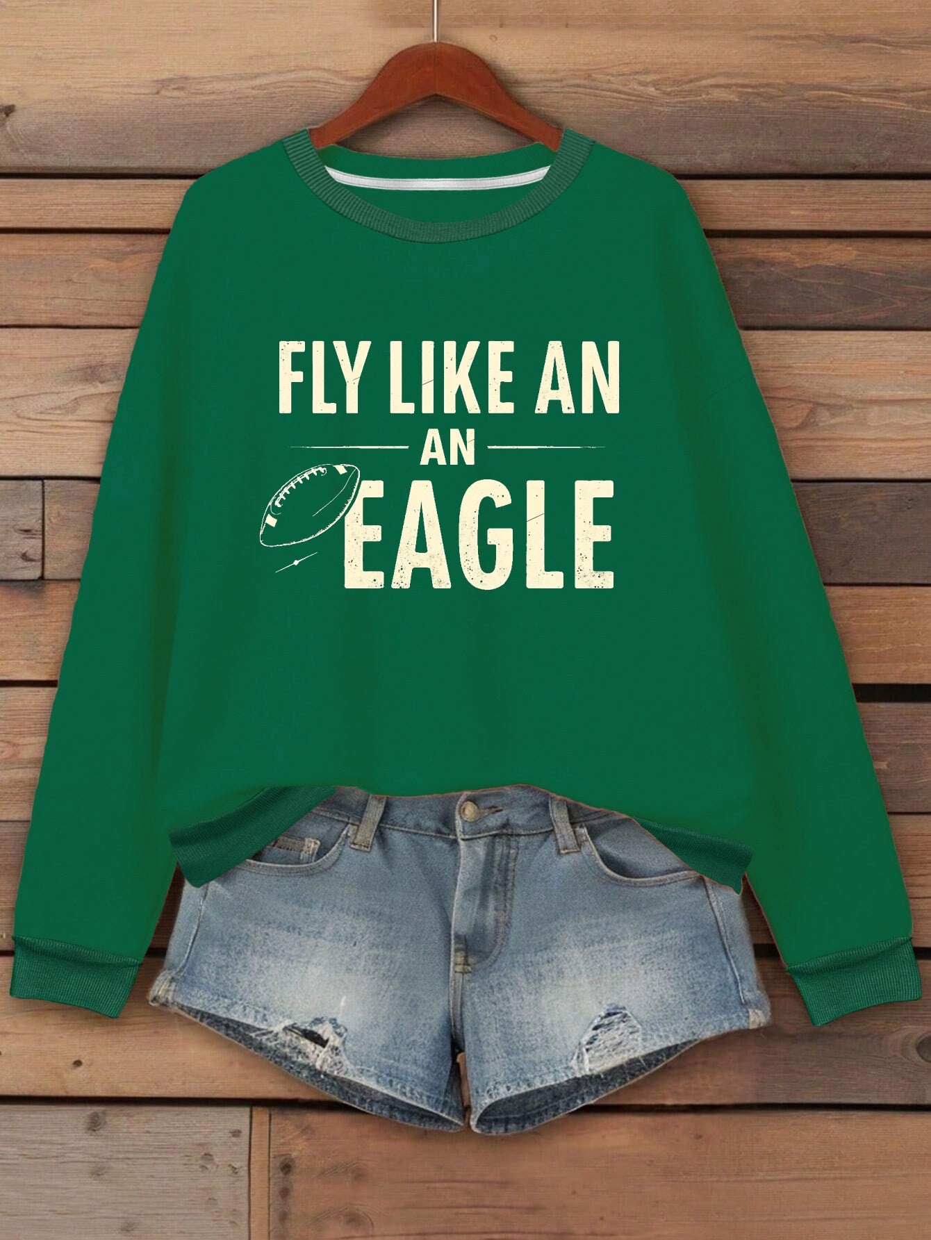 FLY LIKE AN EAGLE women's sweatshirts