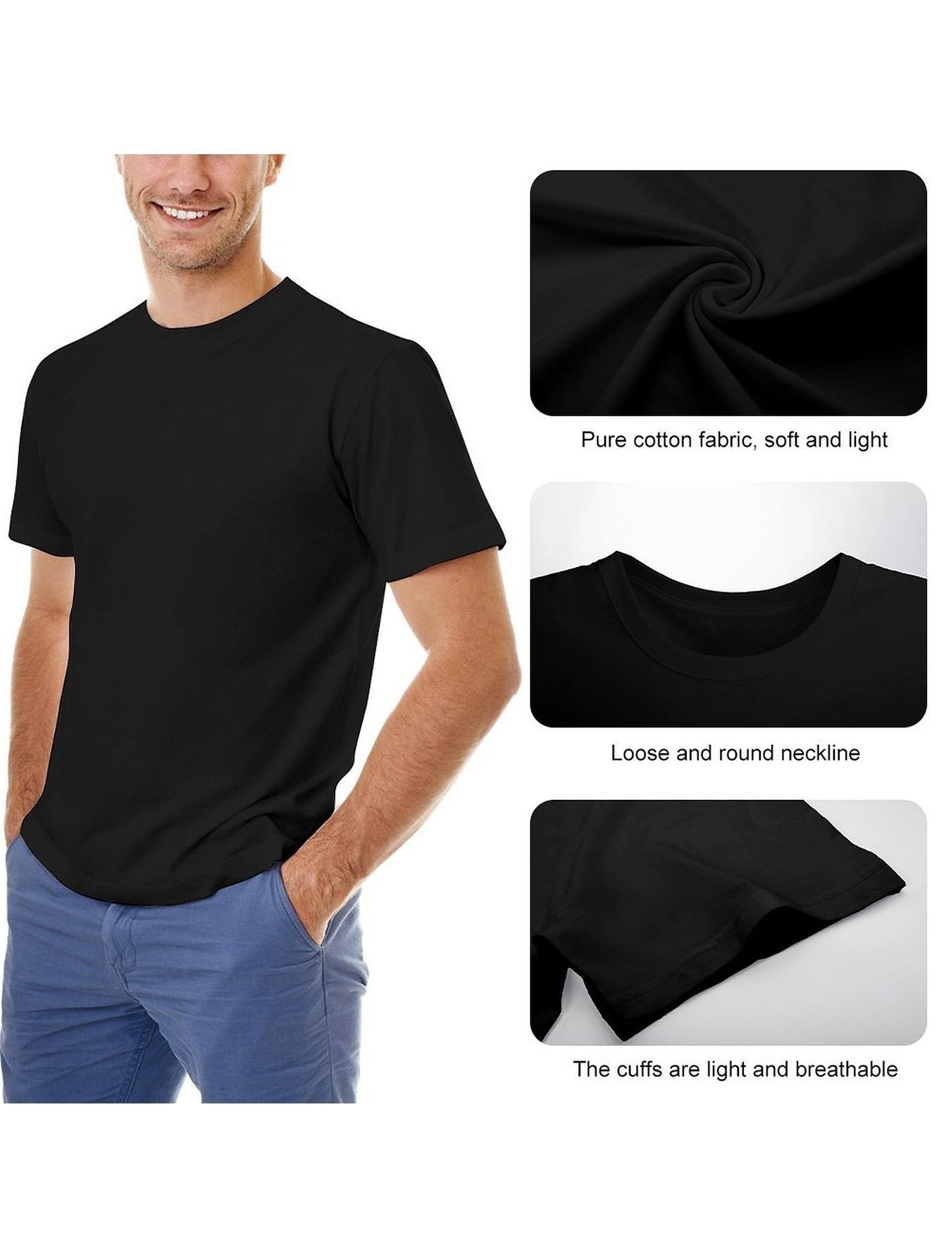 [Funny Alpha Male Unicorn Tee] Black Cotton Funny Alpha Male Unicorn Graphic Tee | Men's Sarcastic Y2K Humor and Quirky Style