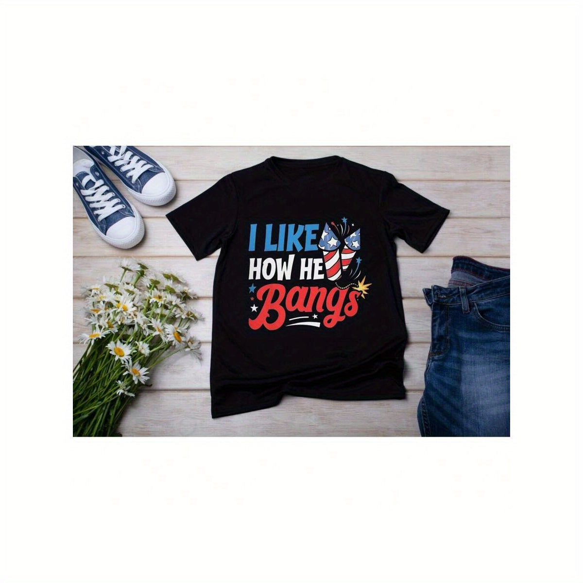 Men'S Patriotic July 4th Graphic T-Shirt - 